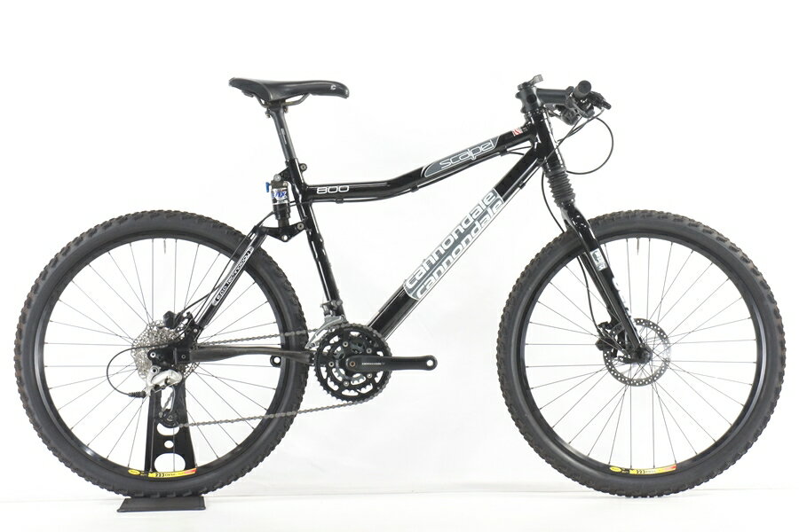 ◆◆【中古】訳アリ キャノンデール CANNONDALE スカルペル800 SCALPEL 800 2002年頃 アルミ マウンテンバイク MDサイズ SHIMANO DEORE MIX 3x9速