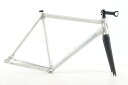 ◆◆【中古】マッシュ MASH AC-2 2021年 アルミ ピスト フレーム Lサイズ キャリパー 100/120mm 700C Raw Color