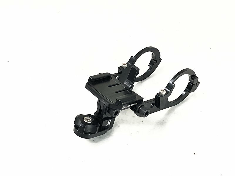 【中古】美品 レックマウント REC-MOUNTS 両持ちナロータイプ BRYTON AREO サイコン/LEZYNEライトマウント