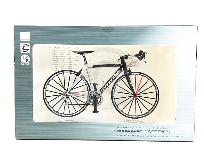 【中古】未使用品 ワイズインテグレーション キャノンデール 1/8スケールモデル CANNONDALE SYSTEMSIX 1/8 SCALE MODEL