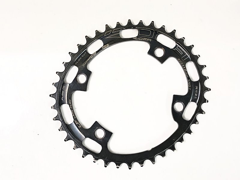 【中古】ライデア RIDEA パワーリング 楕円インナーチェーンリング POWER RING CHAINRING 40T 11S チェーンリング