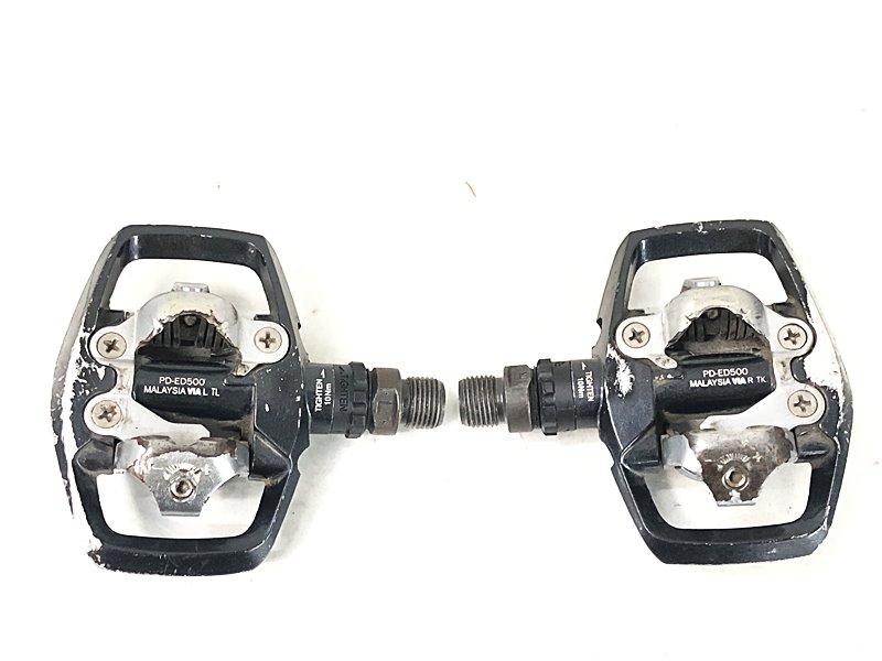 【中古】シマノ SHIMANO SPDペダル PD-ED500 ビンディングペダル 〇