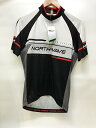【中古】ノースウェーブ NORTHWAVE ロゴ2半袖ジャージ LOGO 2 JRS short sleeves JERSEY Lサイズ ブラックホワイト