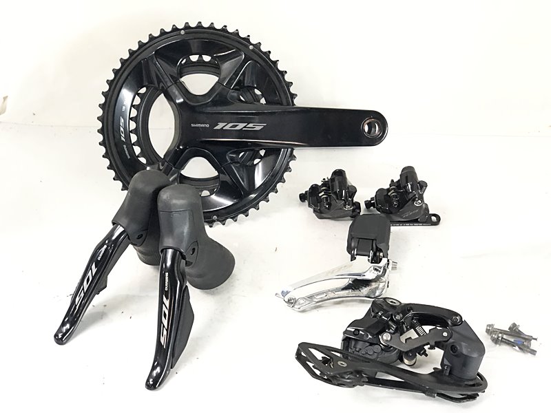 Rakuten - 【中古】シマノ SHIMANO 105 Di2 R7170 2x12S ST、FC、FD、RD、BR 50-34T/170mm 電動Di2 油圧DISC コンポセット 〇