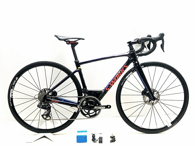 【中古】スペシャライズド S-WORKS ルーベ ROUBAIX DURA-ACE 電動Di2/ULTEGRA MIX 2019年 カーボンロードバイク 49サイズ カメレオンカラー【値下げ】