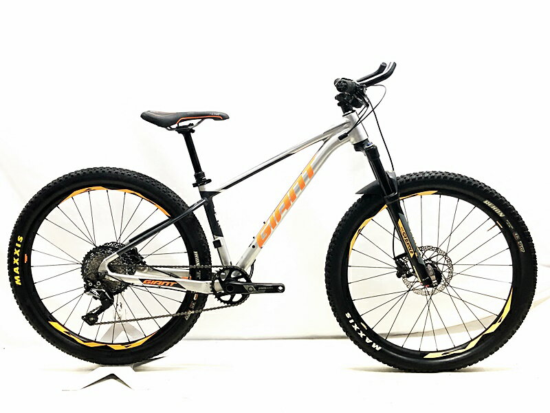 【中古】●訳アリ ジャイアント GIANT ファゾム FATHOM 1 2019年 SLX 27.5 マウンテンバイク XSサイズ シルバー