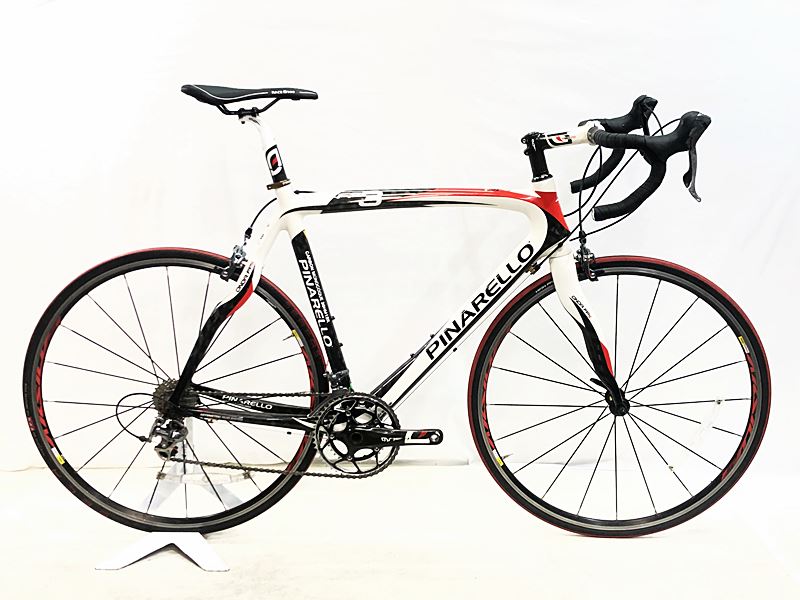 【中古】訳アリ ピナレロ PINARELLO FP3 CARBON ULTEGRA 2009年 カーボンロードバイク 56サイズ ホワイト/レッド/ブラック