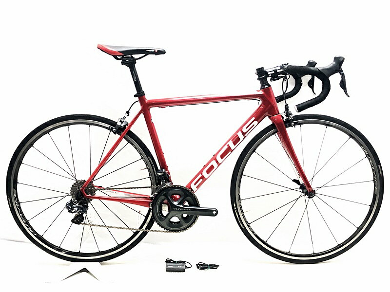 【中古】訳アリ フォーカス FOCUS イザルコ マックス IZALCO MAX ULTEGRA 電動Di2 2019年頃 カーボンロードバイク Sサイズ レッド