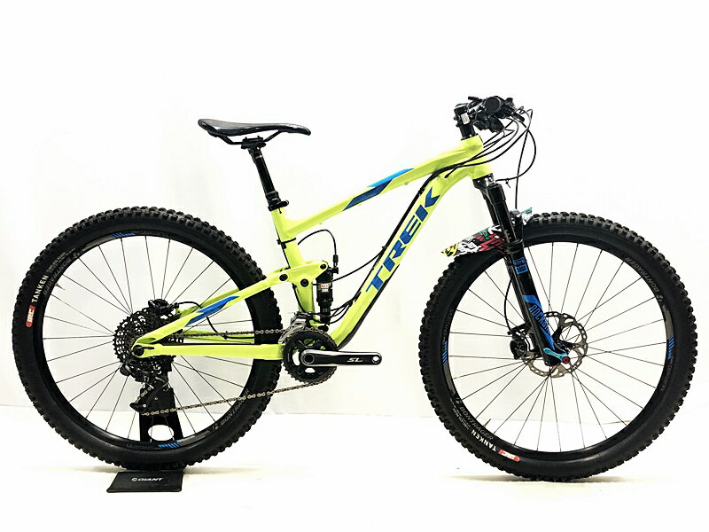 【中古】●訳アリ トレック TREK トップ フューエル TOPFUEL 9 2016年 フルサス 27.5 マウンテンバイク Sサイズ Boost規格 グリーン