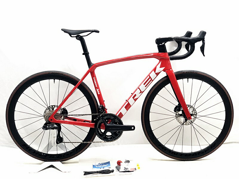 【中古】●超美品 トレック Project One エモンダ EMONDA SLR7 12速 ULTEGRA 電動Di2 2023年 カーボンロードバイク 54サイズ レッド◇ ☆