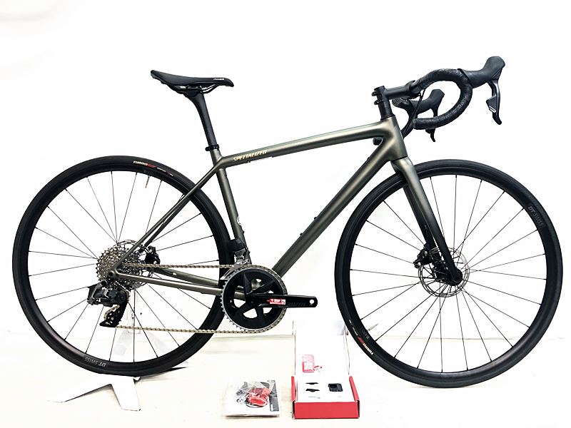 【中古】超美品 スペシャライズド エートス S-WORKS AETHOS COMP RIVAL eTap AXS 2022年 カーボンロードバイク 52サイズ Satin Metallic Moss☆