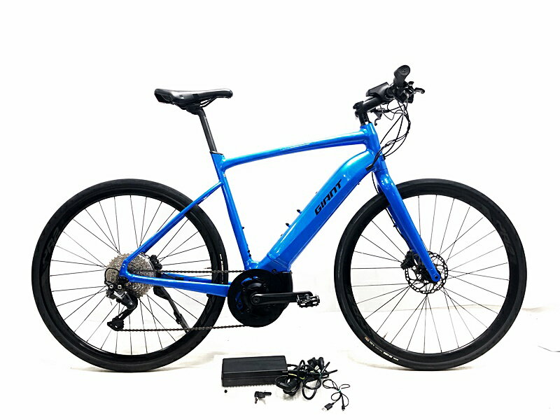 ●訳アリ ジャイアント ファストロード イープラス FASTROAD E+ DEORE 2021年9月購入車体 E-BIKE 電動アシスト自転車 Mサイズ ブルー