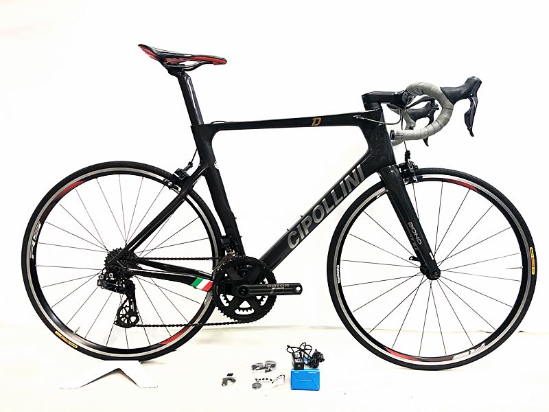 【中古】チッポリーニ CIPOLLINI ボンド BOND2 10周年記念モデル DURA-ACE R9100 電動Di2 2020年 カーボンロードバイク XLサイズ ブラック