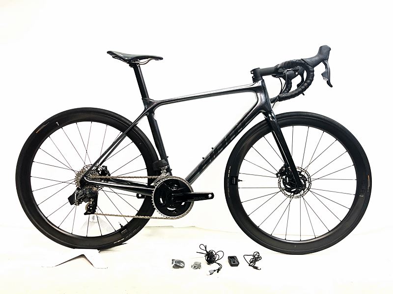 【中古】美品 ジャイアント GIANT TCR Advanced PRO 1 DISC RIVAL eTap AXS 電動 油圧ディスク 2022年 カーボンロードバイク Mサイズ ブラック