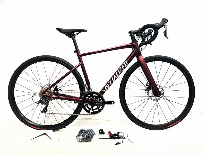 【中古】超美品 スペシャライズド SPECIALIZED アレー ALLEZ Claris 機械式ディスクブレーキ 2024年 ロードバイク 52サイズ ワインレッド