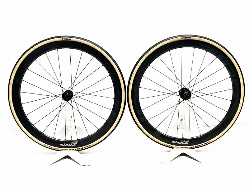 美品 ジップ ZIPP 303S チューブレスレディ(フックレスリム) 303S DB ホイールセット XDR 12速 DISC（センターロック） カーボン