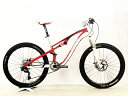 【中古】訳アリ SPECIALIZED キャンバーコンプ CAMBER COMP 2011年 フルサス 26インチ マウンテンバイク Mサイズ ホワイト/レッド