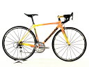 【中古】ビアンキ BIANCHI フェニーチェ プロ FENICE PRO CENTAUR スカンジウムアルミ合金 2018年 ロードバイク 53サイズ オレンジ/イエロー