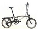 【中古】 美品 ブロンプトン BROMPTON P-LINE URBAN MID 2023年 4速 フォールディングバイク 折り畳み自転車 16インチ ストーム...