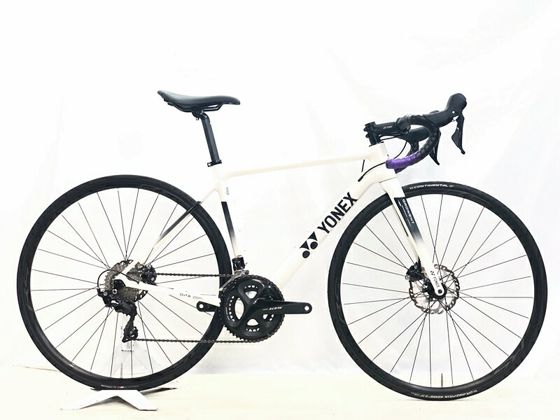 【中古】ヨネックス YONEX グローエント GROWENT SHIMANO 105 R7020 2022-23年 カーボンロードバイク XSサイズ ホワイト