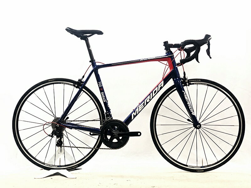 【中古】メリダ MERIDA スクルトゥーラ SCULTURA 700 105 2018 ロードバイク 56サイズ ダークブルー