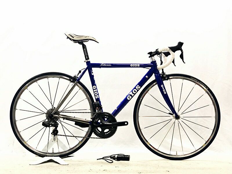【中古】美品 ジオス GIOS チタニオ TITANIO ULTEGRA 電動Di2 2013 ロードバイク 48サイズ ブルー
