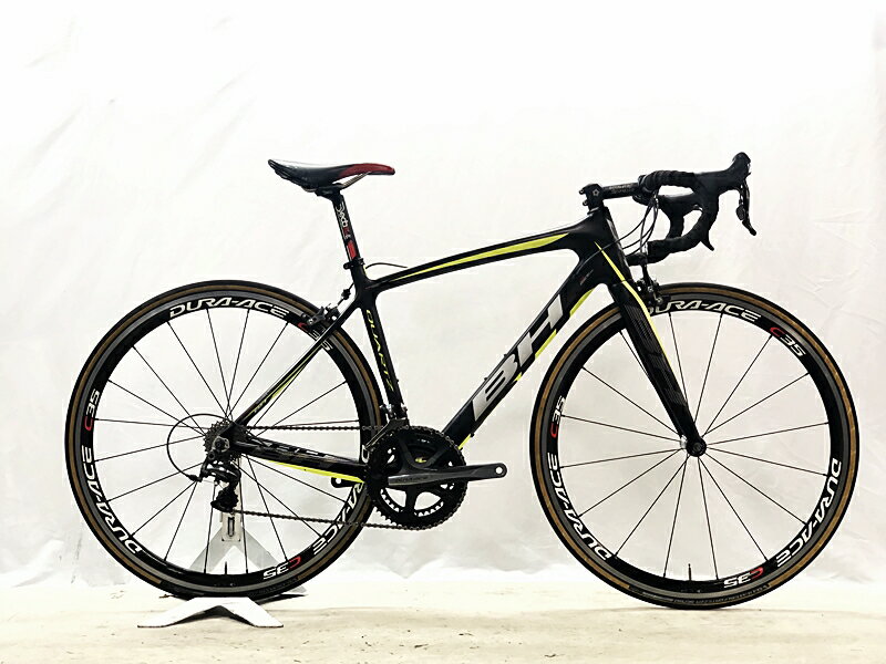 【中古】ビーエイチ BH クオーツ QUARTZ DURA-ACE 2016 カーボンロードバイク 50サイズ ブラック/グリ..
