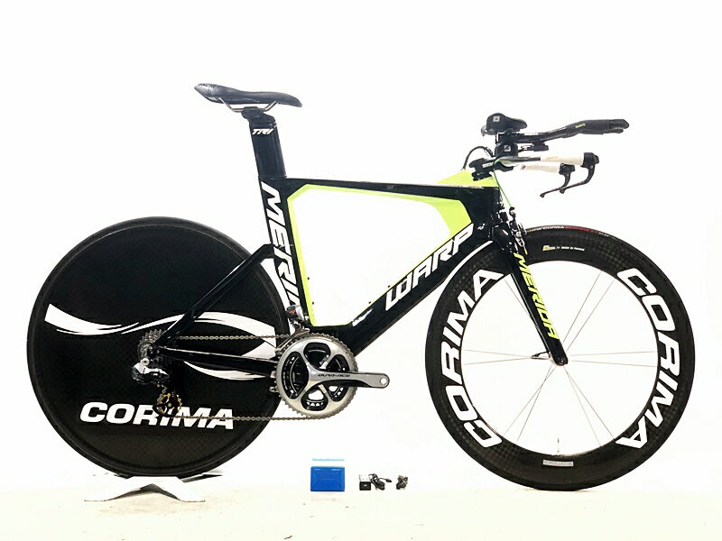 【中古】●美品 メリダ MERIDA ワープ WARP TRI 5000 DURA-ACE 電動Di2 2015年 TT トライアスロン カー..