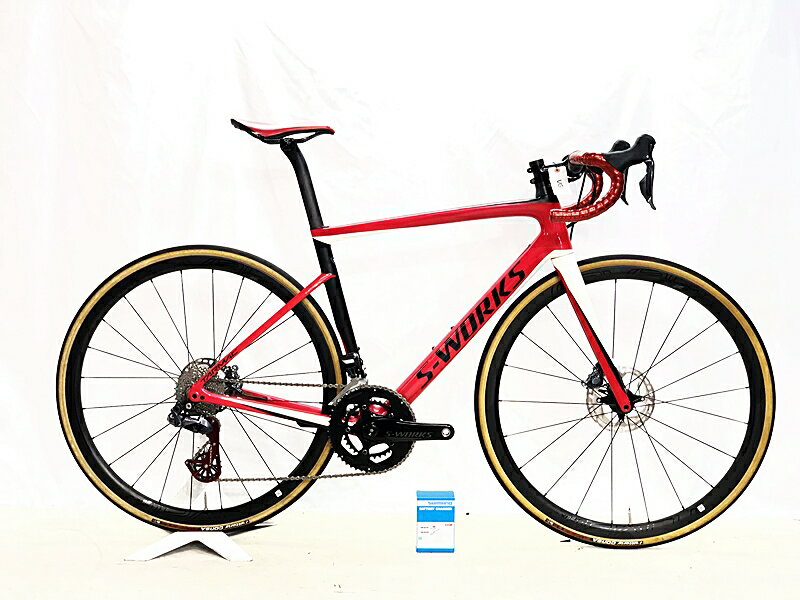 【中古】スペシャライズド SPECIALIZED S-WORKS TARMAC SL6 ULTEGRA 105 油圧DISC Di2 2018年 カーボンロードバイク 54サイズ レッド