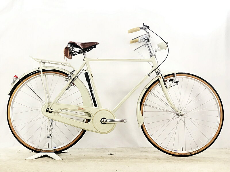 【中古】● 訳アリ タウラス TAURUS コリント CORINTO 年式不明 700C 軽快車 一般車 シティサイクル 28インチ ライトベージュグリーン ☆