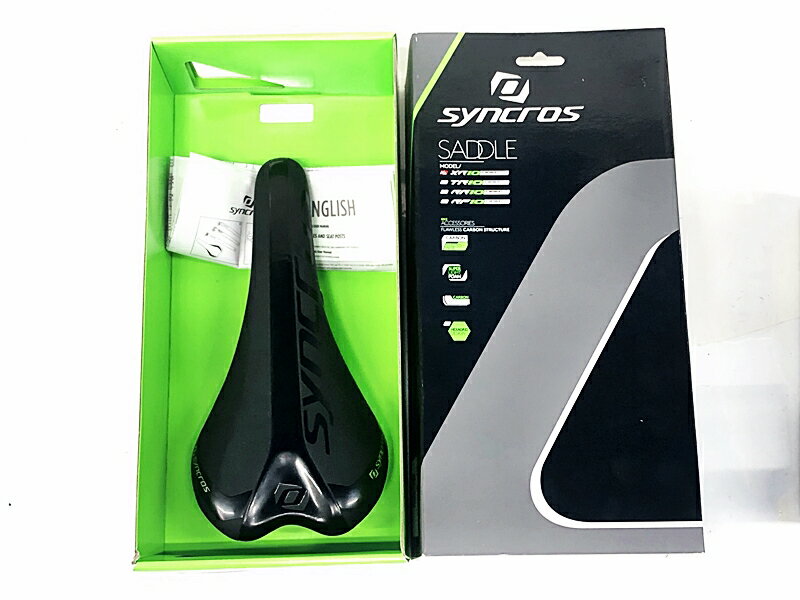 【中古】未使用品 シンクロス SYNCROS XR1.0 130mm カーボンレール サドル【値下げ】