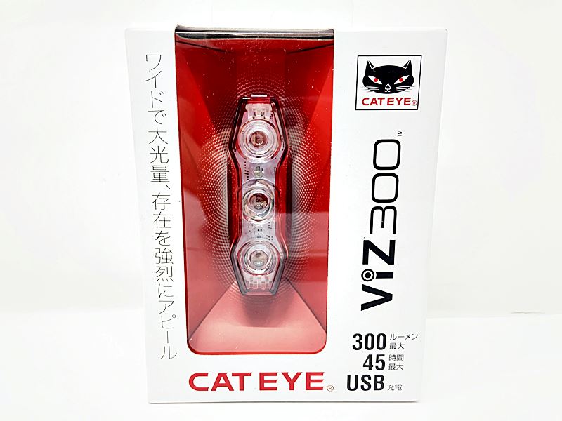 自転車基本情報 商品名 未使用品 キャットアイ CATEYE ビズ ViZ300 リアライト商品種類自転車アクセサリー参考価格-重量-状態レベル中古：S（ほぼ新品・新古未使用品）状態説明未使用の保管、展示品です。付属品は写真に写っているものが全てとなります。ご承知の上でご検討ください。商品説明未使用品 キャットアイ CATEYE ビズ ViZ300 リアライトメーカーCATEYE (キャットアイ)モデル・型番ViZ300 (ビズ300)商品コードcps-2608200901-pa-037620905発送元本商品は、「サイクルパラダイス東京　ネット店」より発送いたします。【重要なご案内】ご購入前に必ずお読みください。本商品は通販・配送専用商品です。店頭での商品確認や店頭お渡しができないお品となります。ご質問は、「商品についてのお問い合わせ」欄よりお送りくださいませ。お電話やメールなどで直接頂いたお問い合わせはご返信ができません。また、ご質問の内容によってはご返答できない場合がございます。予めご了承下さい。ご購入後48時間以内のお支払いお手続きをお願いしております。(期限を過ぎますとキャンセルとさせて頂きます。)