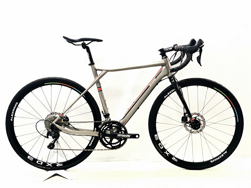 【中古】ジーティー GT グレード アロイ X GRADE ALLOY X 油圧ディスクブレーキ 2015年 グラベルロード ロードバイク 53サイズ グレー【値下げ】