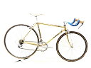 【中古】訳アリ ケルビム CHERUBIM ファニー FUNNY DURA-ACE クロモリ ロードバイク ゴールド【値下げ】