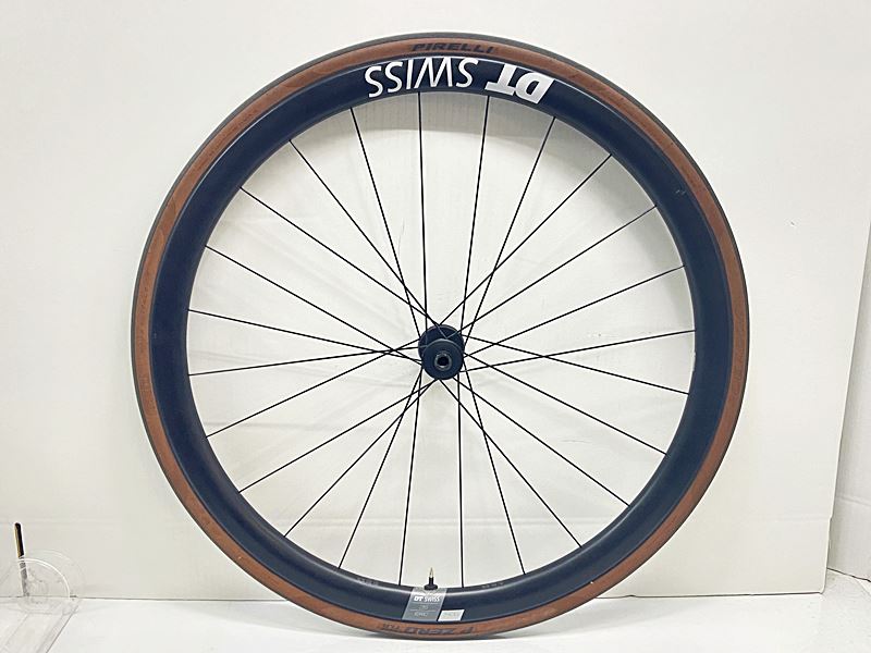 【中古】DTスイス DT SWISS ERC 1400 DICUT DB 35 フロントホイールのみ DISC チューブレスレディ カー..