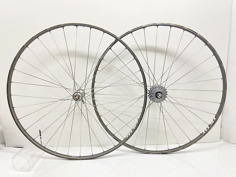 【中古】訳アリ ニジ/オマス NISI/OMAS SLUDI MOD 290 RIM/OMAS HUB 6速 ホイールセット ボスフリー 6..