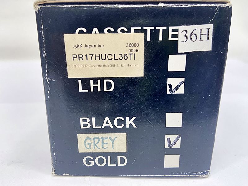 【中古】未使用品 プロパー PROPER カセットハブ CASSETTE HUB 36ホール 36H LHD t...