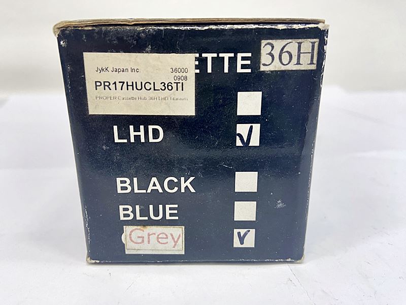 ベリーグッドストアの【中古】未使用品 プロパー PROPER カセットハブ CASSETTE HUB 36ホール 36H LHD titanium グレー GREY BMX｜アングル3