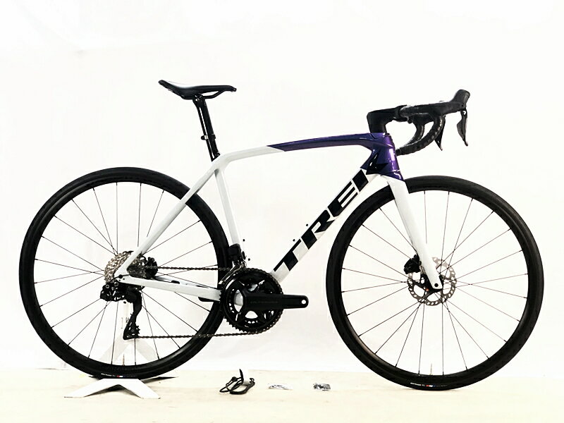 【中古】●美品 トレック TREK エモンダ EMONDA SL6 DISC 12速 105 電動Di2 油圧DISC 2024年 カーボンロードバイク 54サイズ グレー/パープル