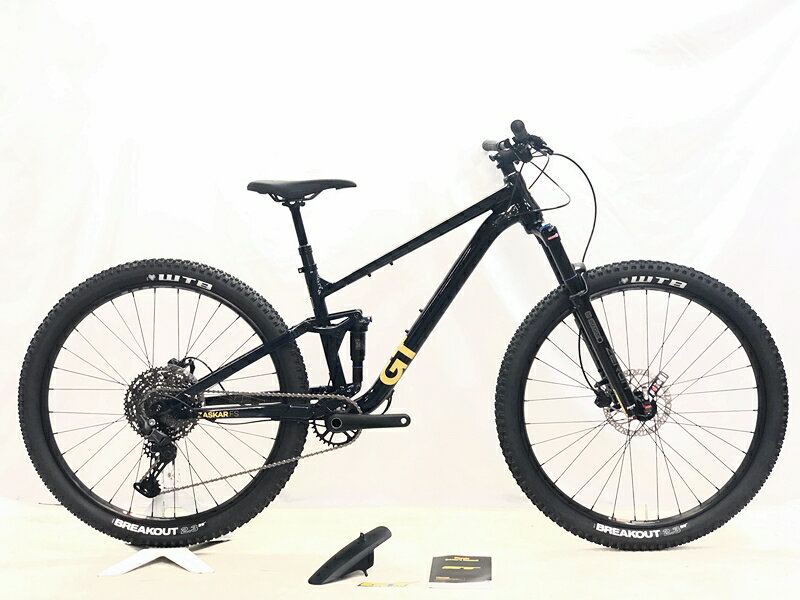 【中古】●未走行品 ジーティー GT ZASKAR FS COMP 2024年 SHIMANO CUES U6000 フルサス 29er マウンテンバイク M size ブラック/ネイビー ☆