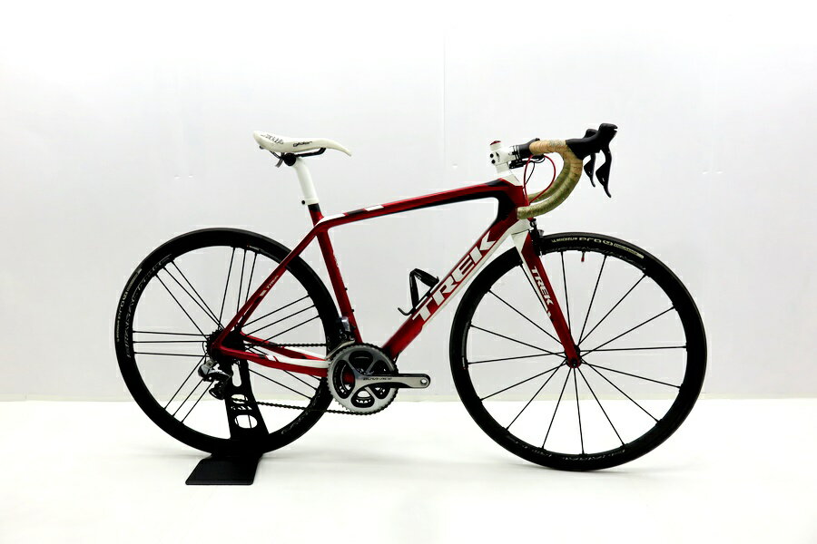 ★★【中古】トレック TREK マドン MADONE 7.7 2014年モデル カーボン ロードバイク C-T600mm 2×11速 レッド Campagnolo