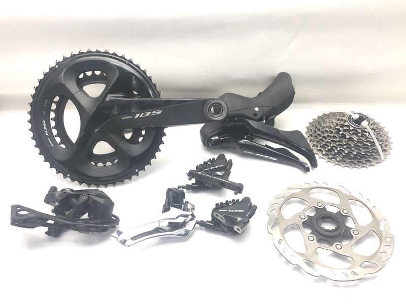 【中古】シマノ SHIMANO 105 R7020系 コンポセット ST-R7020 FC-R7000 FD-R7000 RD-R7000 R-R7070 CS-HG700-11 〇【値下げ】