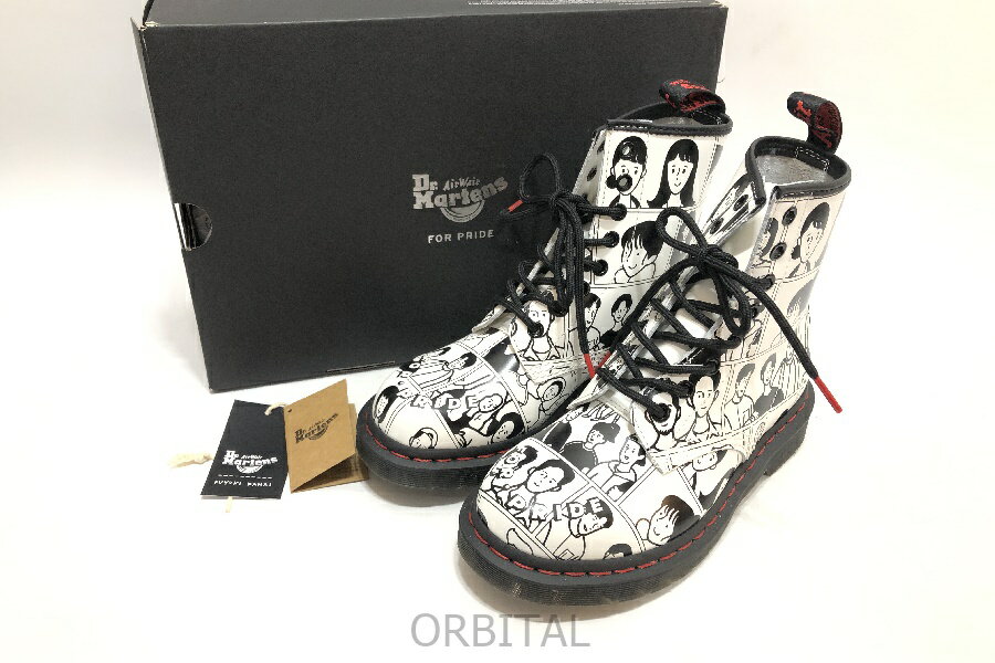 【中古】経堂) ドクターマーチン Dr. Martens カナイフユキ コラボ 23年限定 8ホール ブーツ サイズUK3..