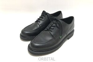 【中古】経堂) パラブーツ Paraboot アンボアーズ AMBOISE Uチップ レザー シューズ サイズ26.5cm位 ARIOソール ブラック 美品