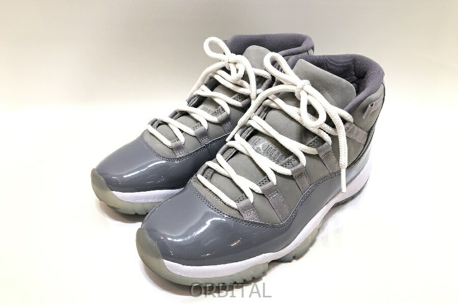 【中古】経堂) ナイキ NIKE エアジョーダン11 レトロ AIR JORDAN 11 スニーカー クールグレー CT8012-005 21年製 27cm 定価25,300円
