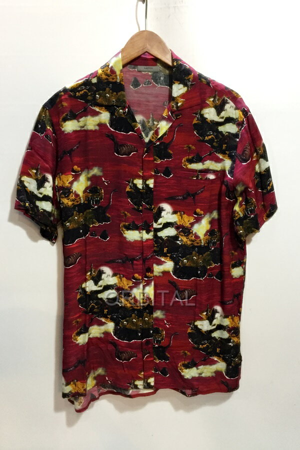 yÁz㊯R)LANVIN o 18SS Dinosaur shirt _Ci\[ I[vJ[Vc {h[n TCY37  An