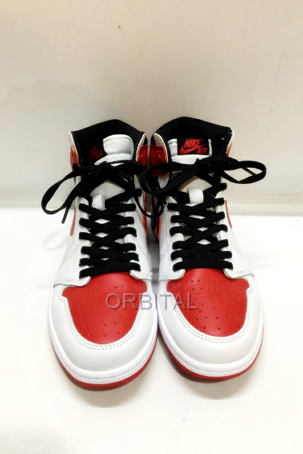 【中古】代官山)ナイキ NIKE AIR JORDAN 1 HIGH OG HERITAGE AJ1 エアジョーダン ハイ 555088-161 赤×白 サイズ27.5cm 美品 3