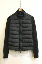 【中古】二子玉) モンクレール MONCLER 22AW CARDIGAN TRICOT ニット切替ダウンジャケット ブラック レディース S 国内正規 美品