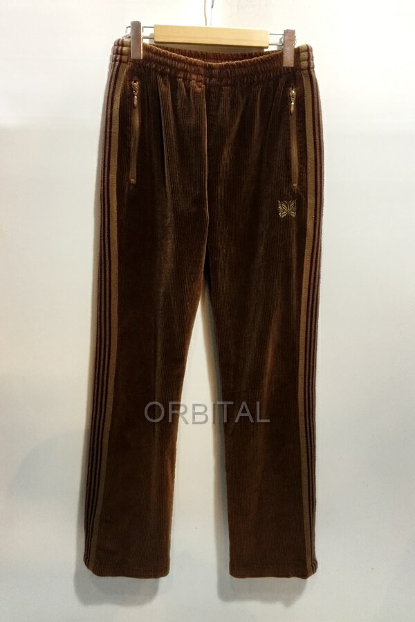 代官山)NEEDLES ニードルズ 19AW Narrow Track Pants FK381 コーデュロイ トラックパンツ ブラウン サイズS