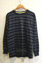 二子玉) nonnative ノンネイティブ DWELLER L/S TEE COTTON JERSEY BORDER コットンジャージーボーダーTシャツ 1 定価￥18,480-